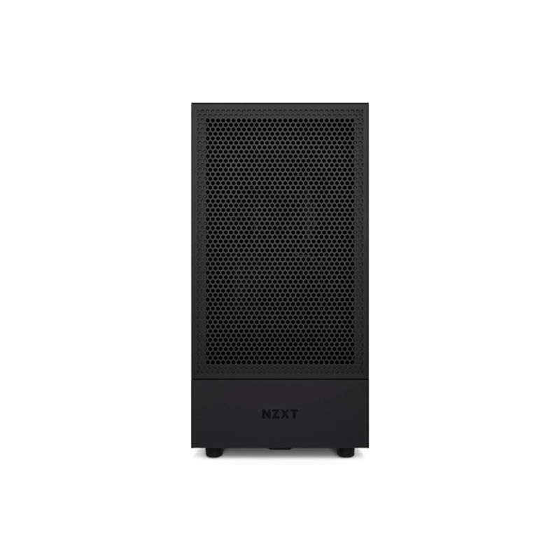 Gabinete NZXT H5 Flow Compact , ATX S/Fuente Cristal CC-H51FB-01 Negro