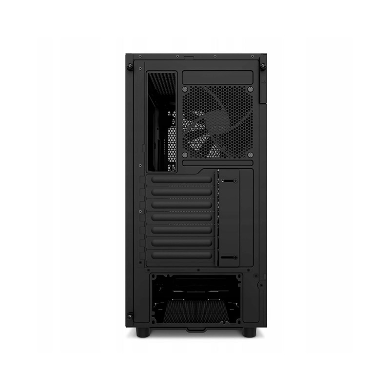 Gabinete NZXT H5 Flow Compact , ATX S/Fuente Cristal CC-H51FB-01 Negro