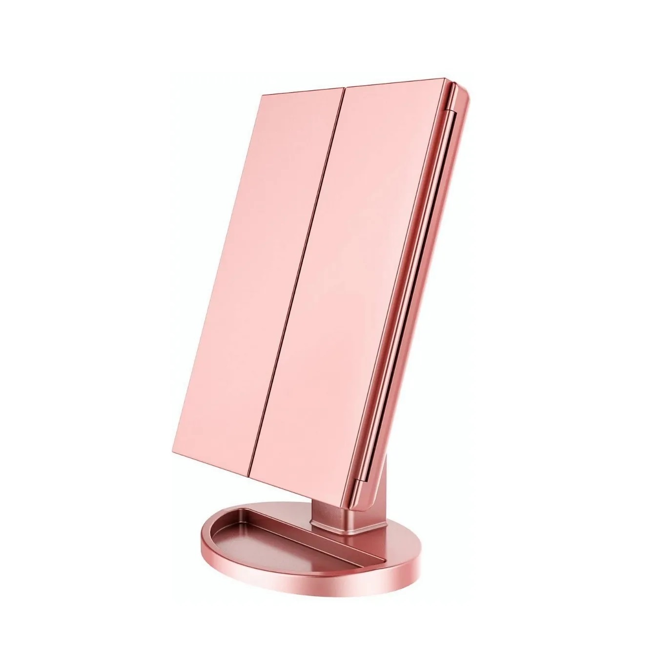 Espejo led triple, luz led portatil, recargable