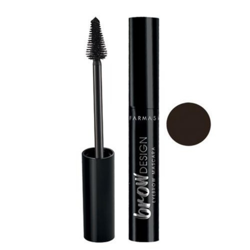 Máscara para Cejas by Farmasi Tono Dark Brown Café Oscuro