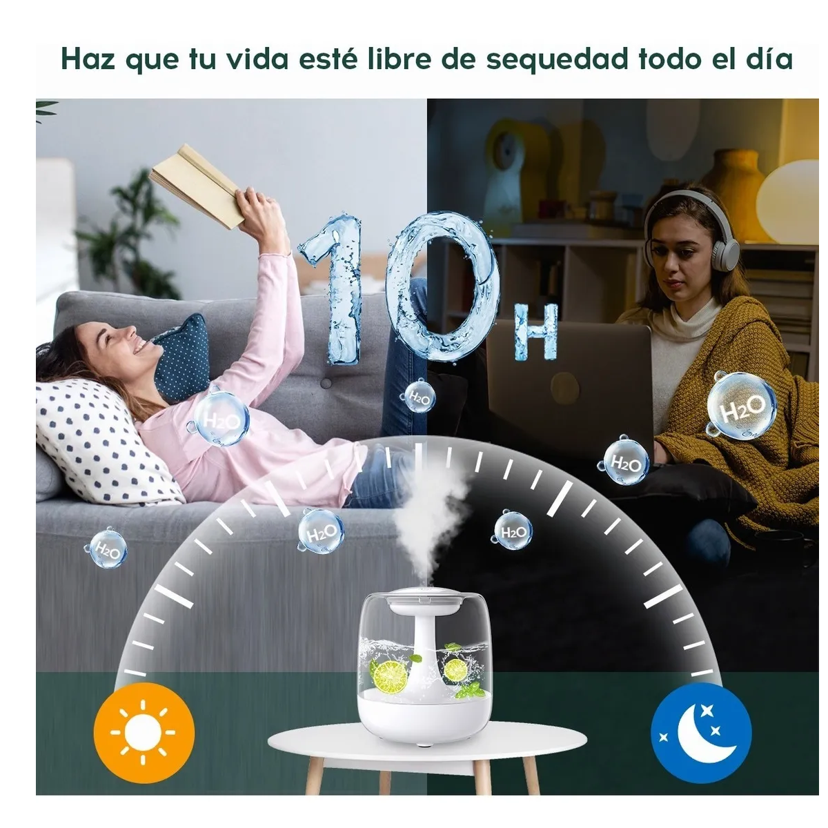 Difusor Humidificador Aromaterapia Mini Ultrasonico Con Luz