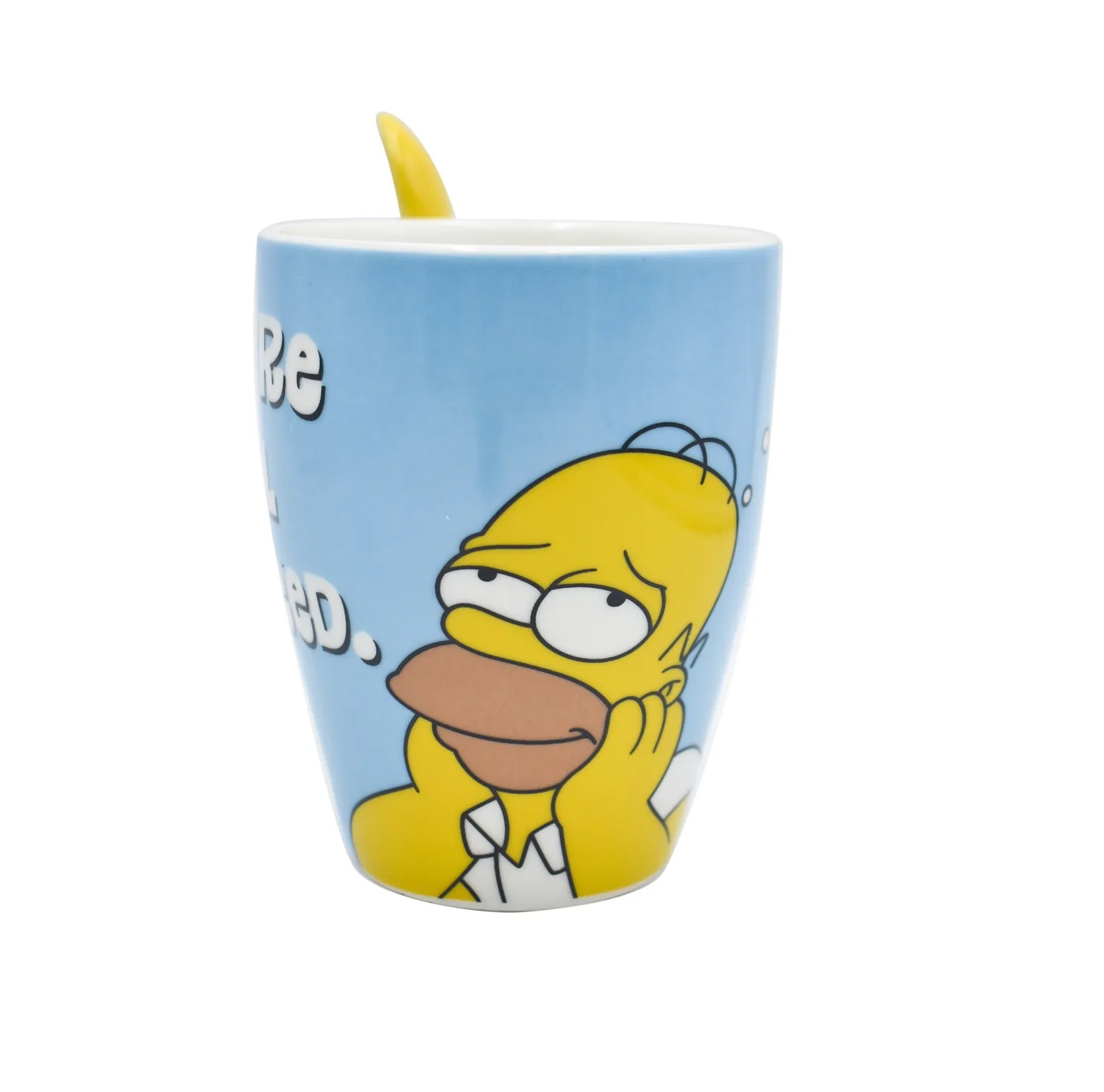 2 Tazas Homero Marge Simpson Cuchara