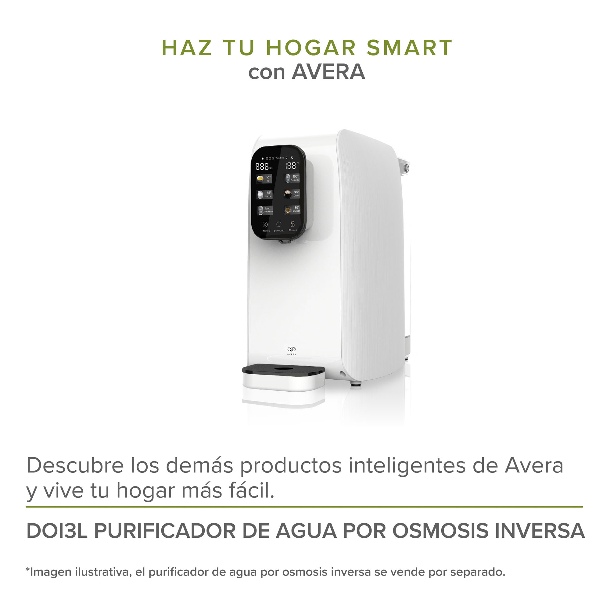 Circulador De Inmersión Sous Vide Cocción Vacío Avera SOUS01