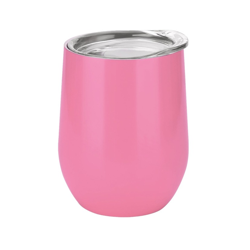 GENERICO Vaso Termico Portatil de doble capa de acero inoxidable cafe rosa