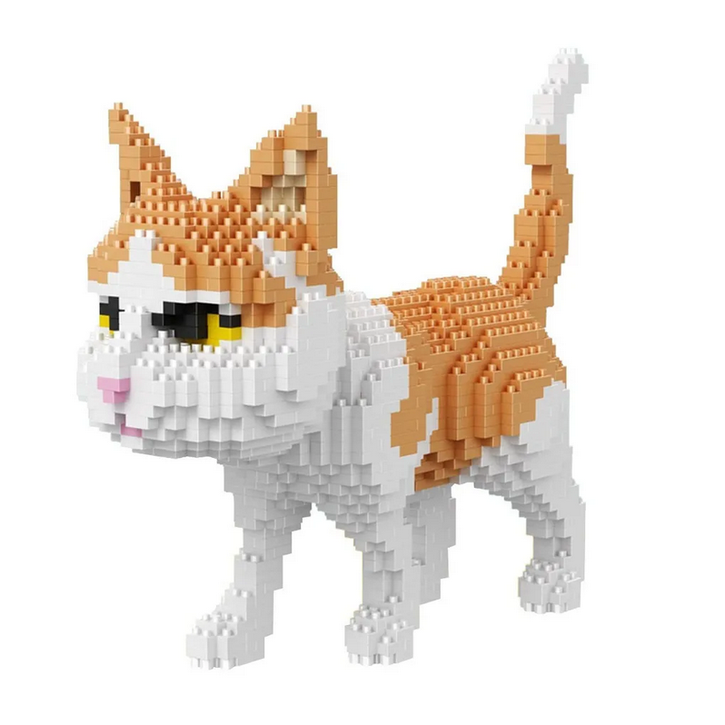 Rompecabezas 3d Bloques Armables Gato 1390 Mini Blocks