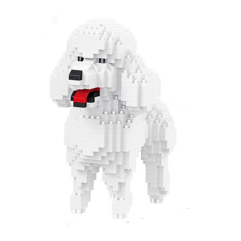 Rompecabezas 3d Bloques Armables Perro 790 Mini Blocks