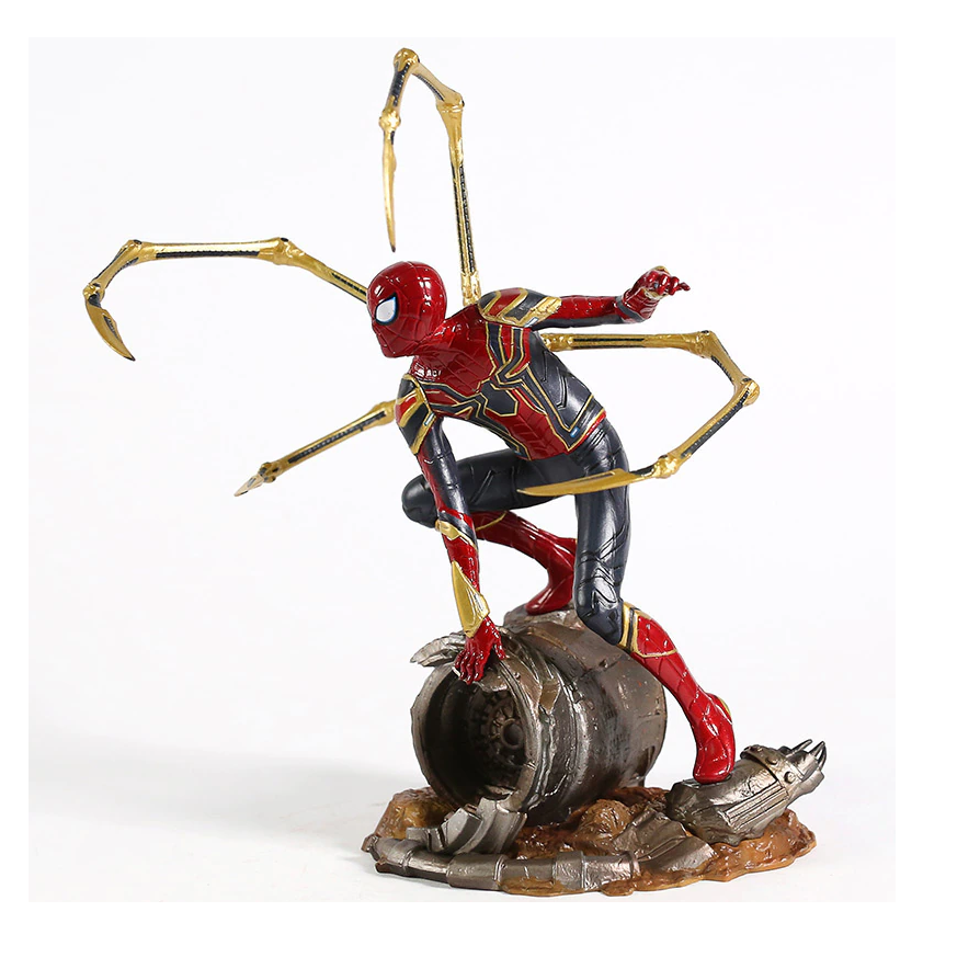 Juguete Muñeco Figura Spiderman Iron Avengers Con Caja