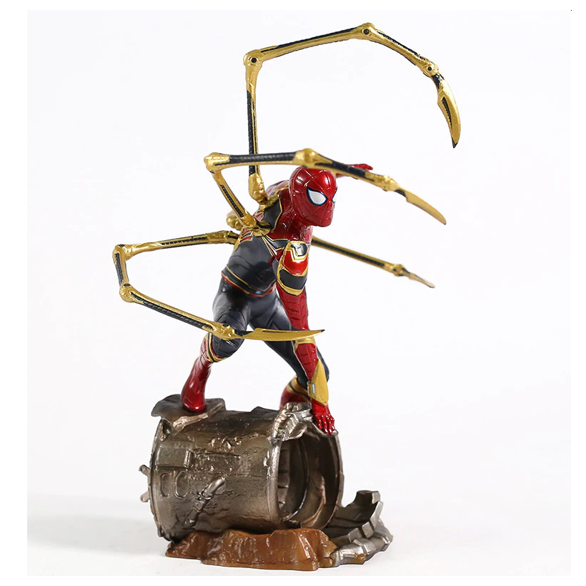 Juguete Muñeco Figura Spiderman Iron Avengers Con Caja