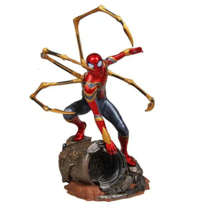 Juguete Muñeco Figura Spiderman Iron Avengers Con Caja