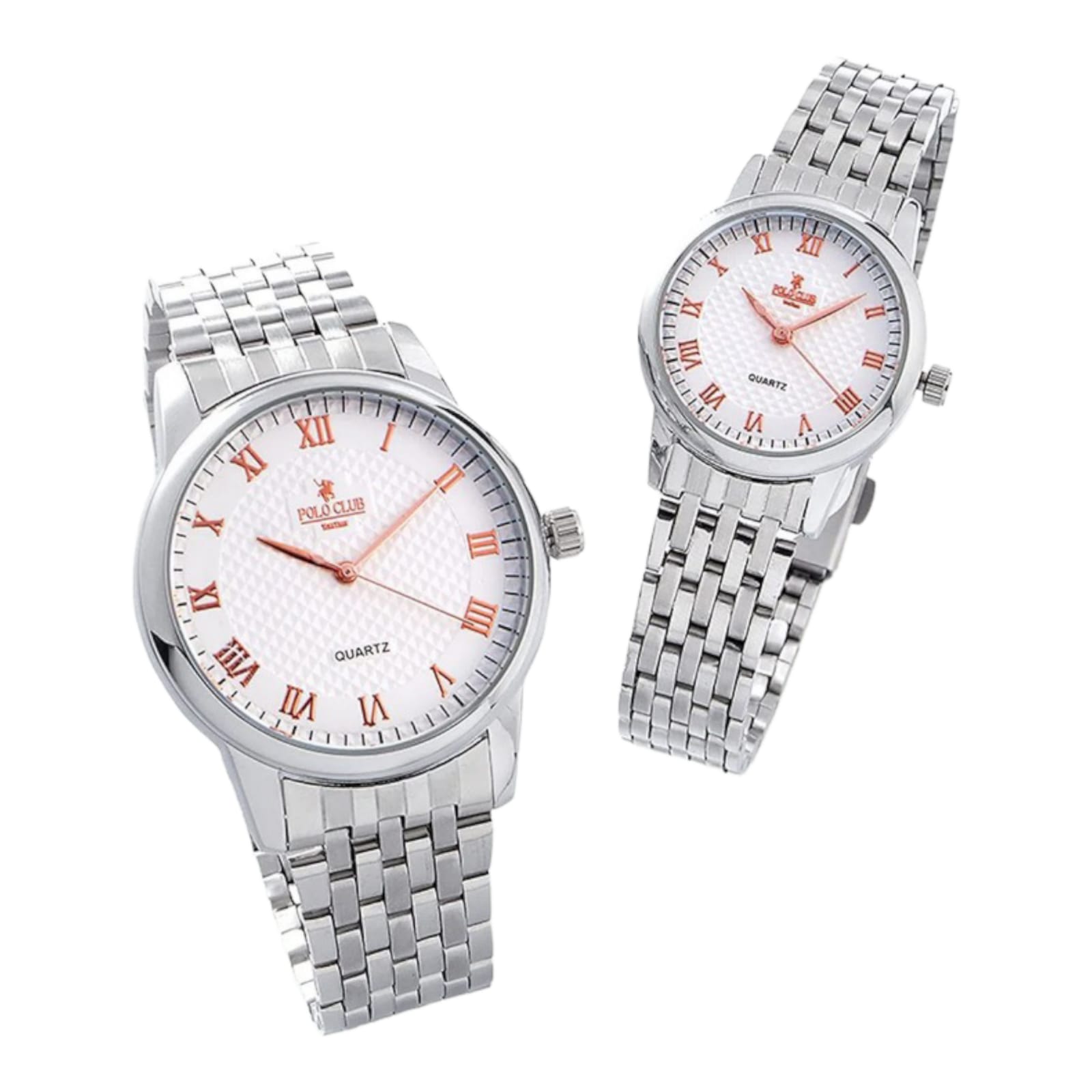 2 Relojes Polo Club Hombre y Mujer Regalo 14 febrero set de 2 relojes para dama y caballero polo club