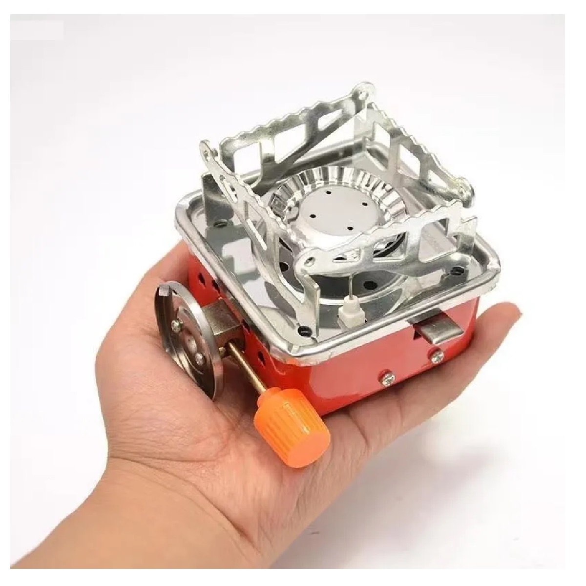 Mini Estufa De Camping Plegable Portátil De Acero Inoxidable