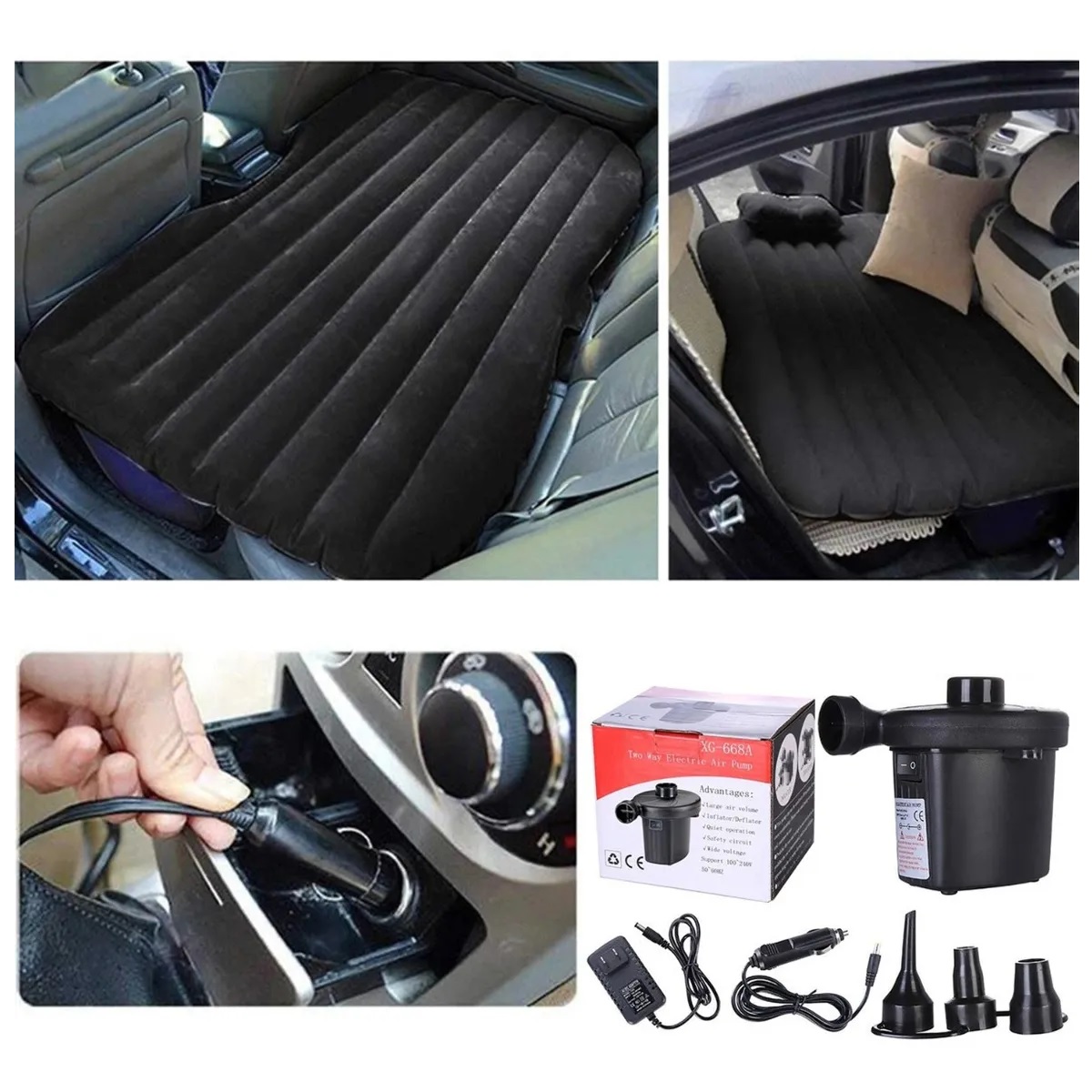 Bomba De Aire Electrica 120v Auto Inflables Colchon Albercas