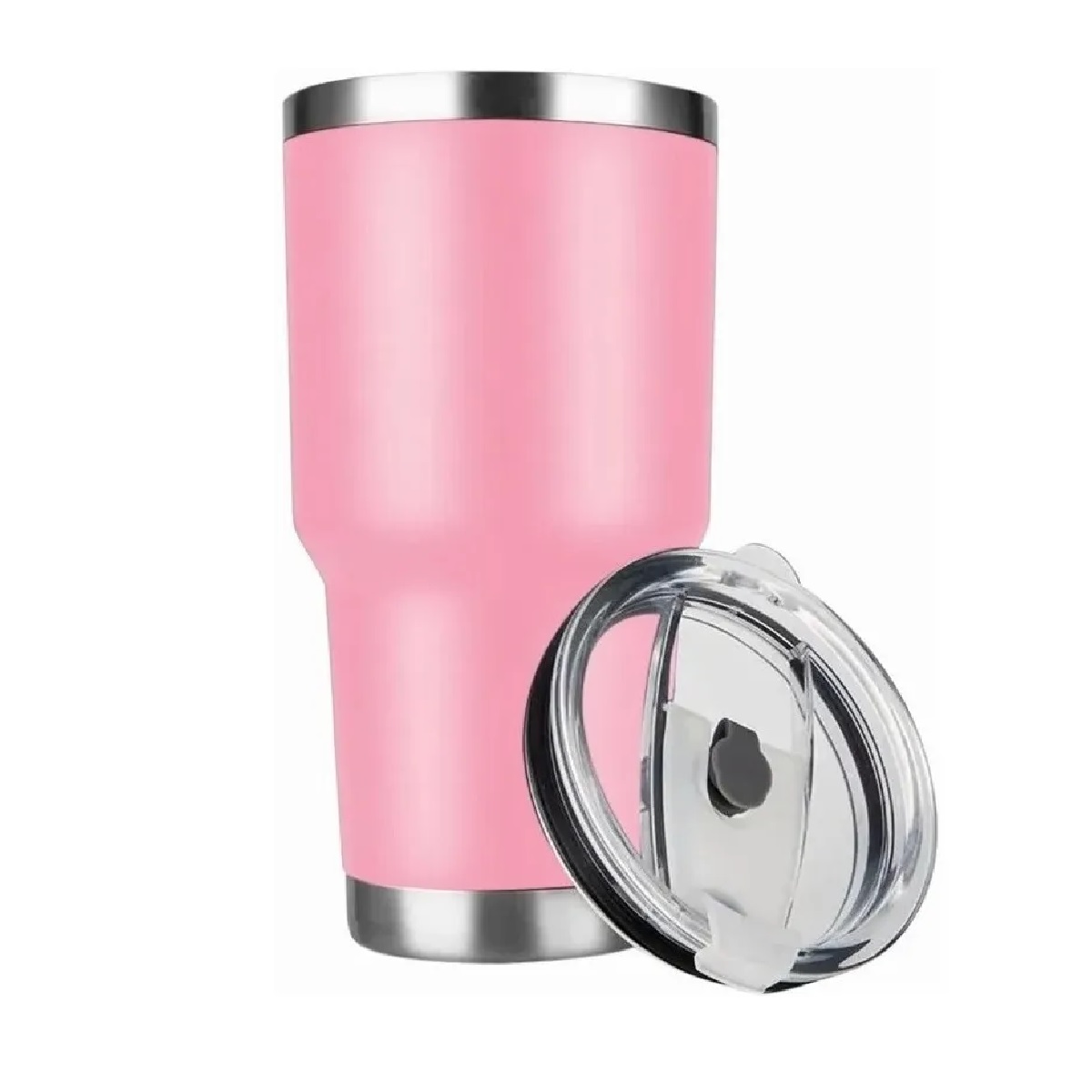 30oz De Termo Portátil De Acero Inoxidable Con Calor Y Frío Rosa