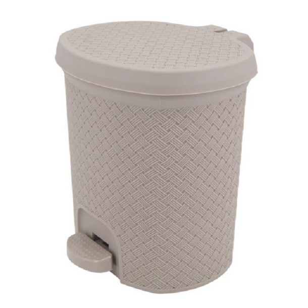 Set de 2 Botes de basura con pedal Gris