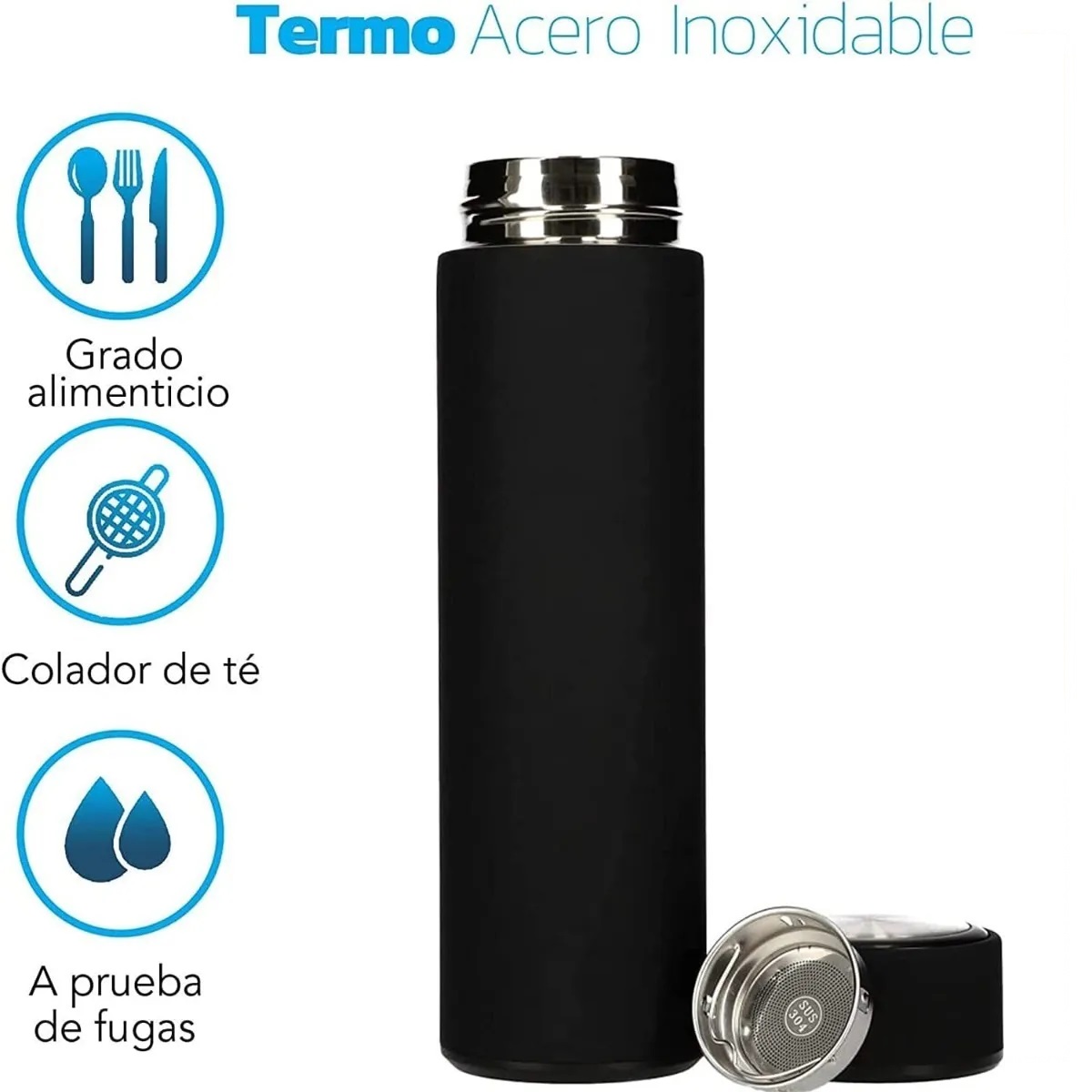 Vaso Termo Caliente Frio De Acero Inoxidable,30 Oz Hermetico Vaso