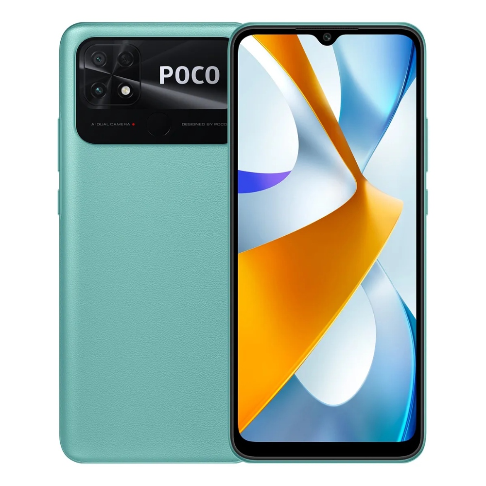 Xiaomi Poco C40 Coral Green de 6.71'', Android 11, 3GB/32GB