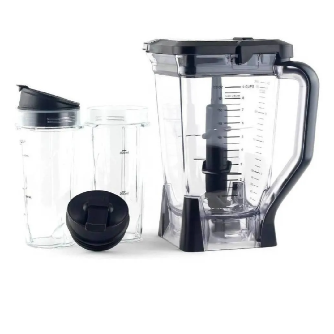 Licuadora Ninja Professional Blender & Nutri Ninja Cups Bl660 2.15 L Gris  120v