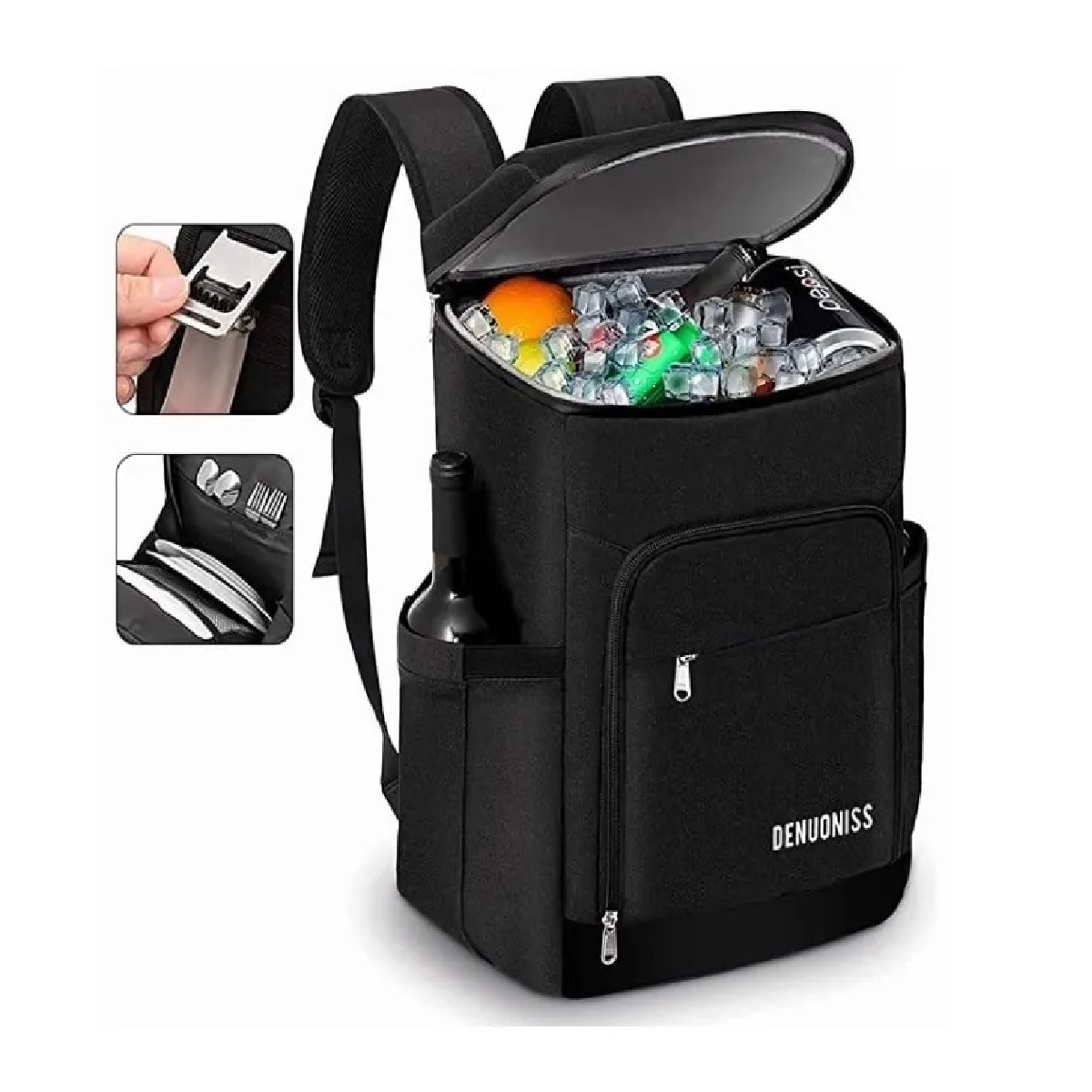  Mochila Hieleras Enfriador Bolsa Impermeable Portátil 27 Ltros