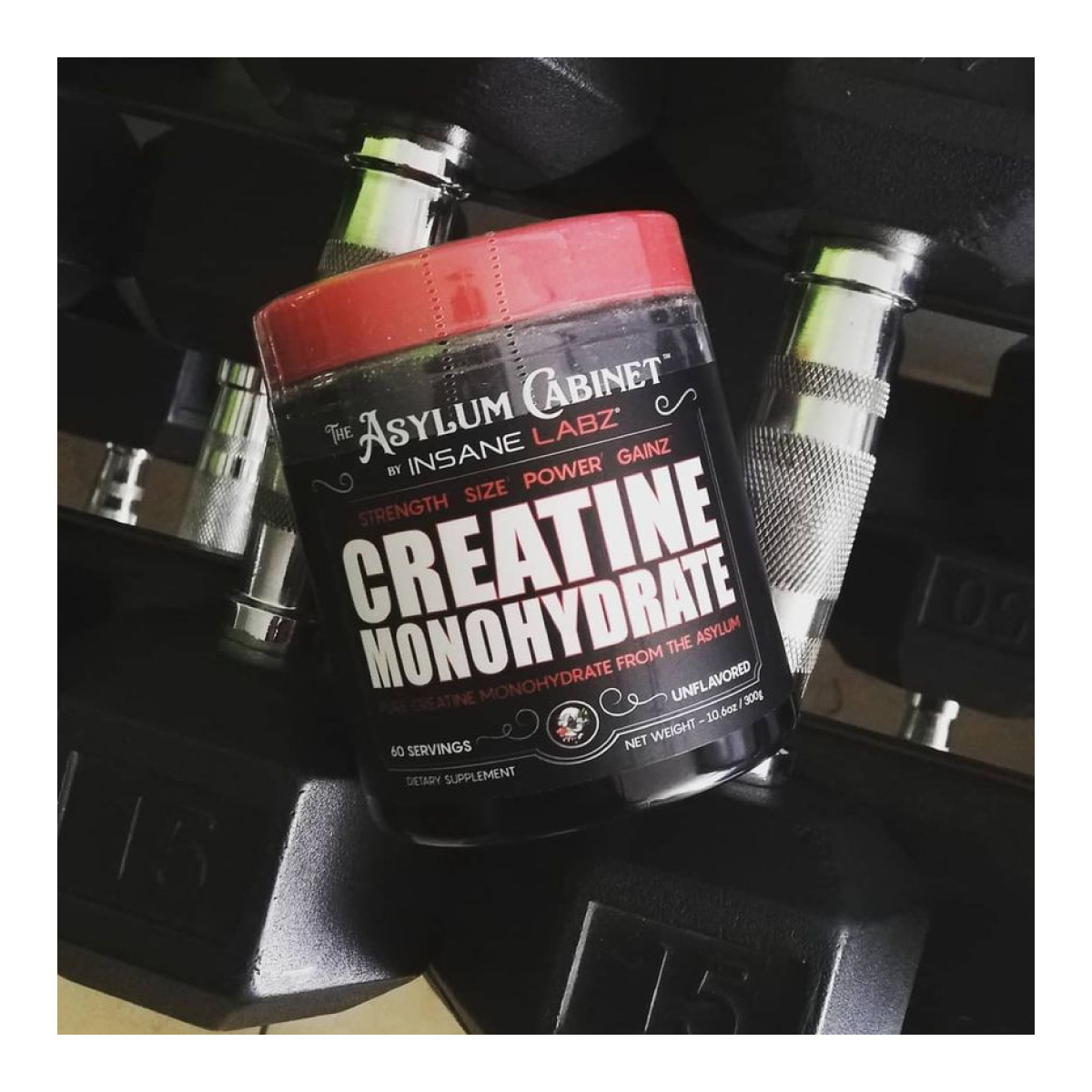 Creatina Insane Labz Creatine Monohydrate 300g 60 Serv.