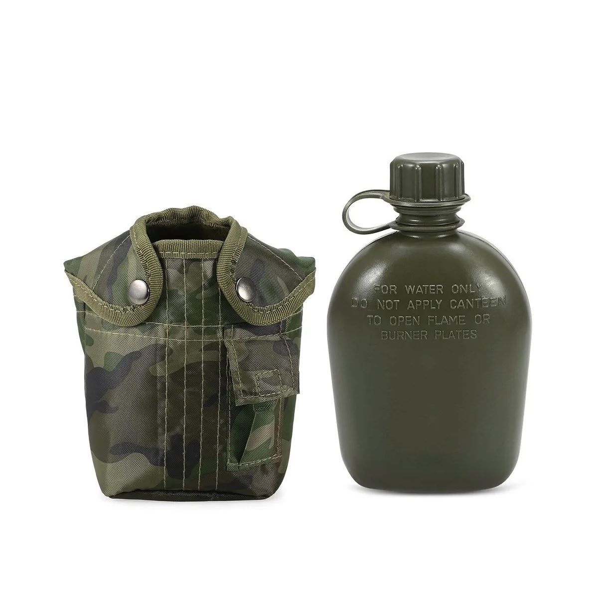 Cantimplora Táctica Militar Sin Vaso Camping Y Senderismo