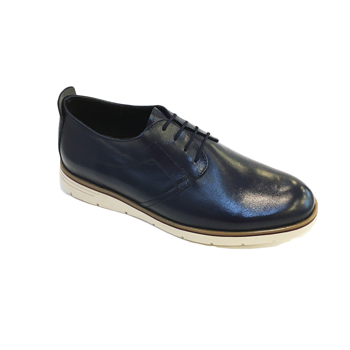 Zapatos Azules Calzado Mariles Casual Piel Caprino 340