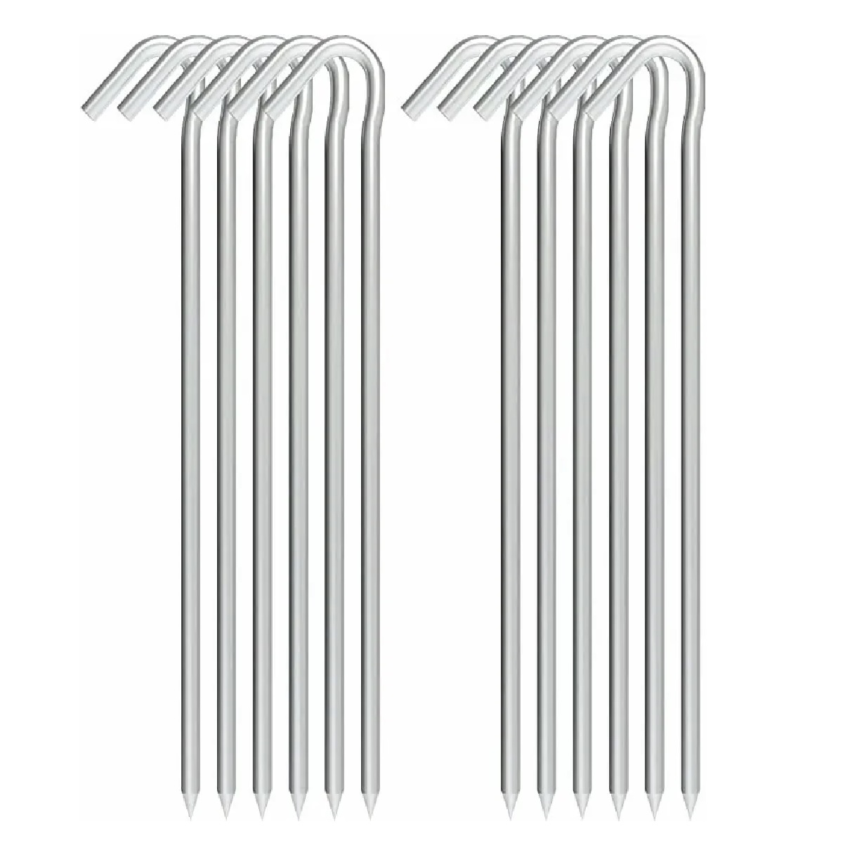 Set 12pcs Estacas Piquetas Para Tienda De Campaña Exterior Suelo