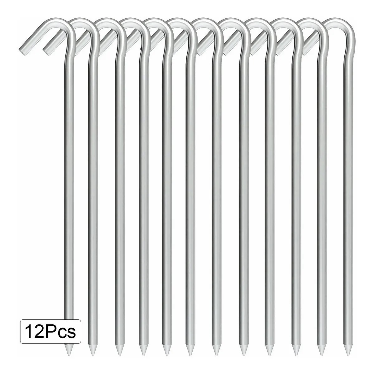 Set 12pcs Estacas Piquetas Para Tienda De Campaña Exterior Suelo