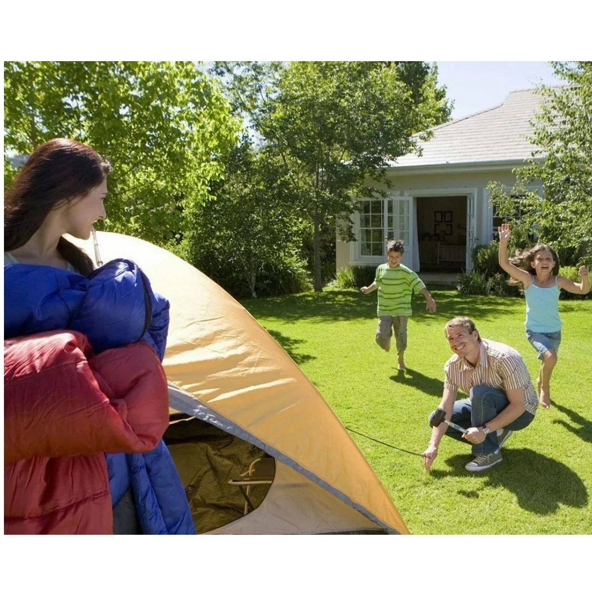 Set 12pcs Estacas Piquetas Para Tienda De Campaña Exterior Suelo