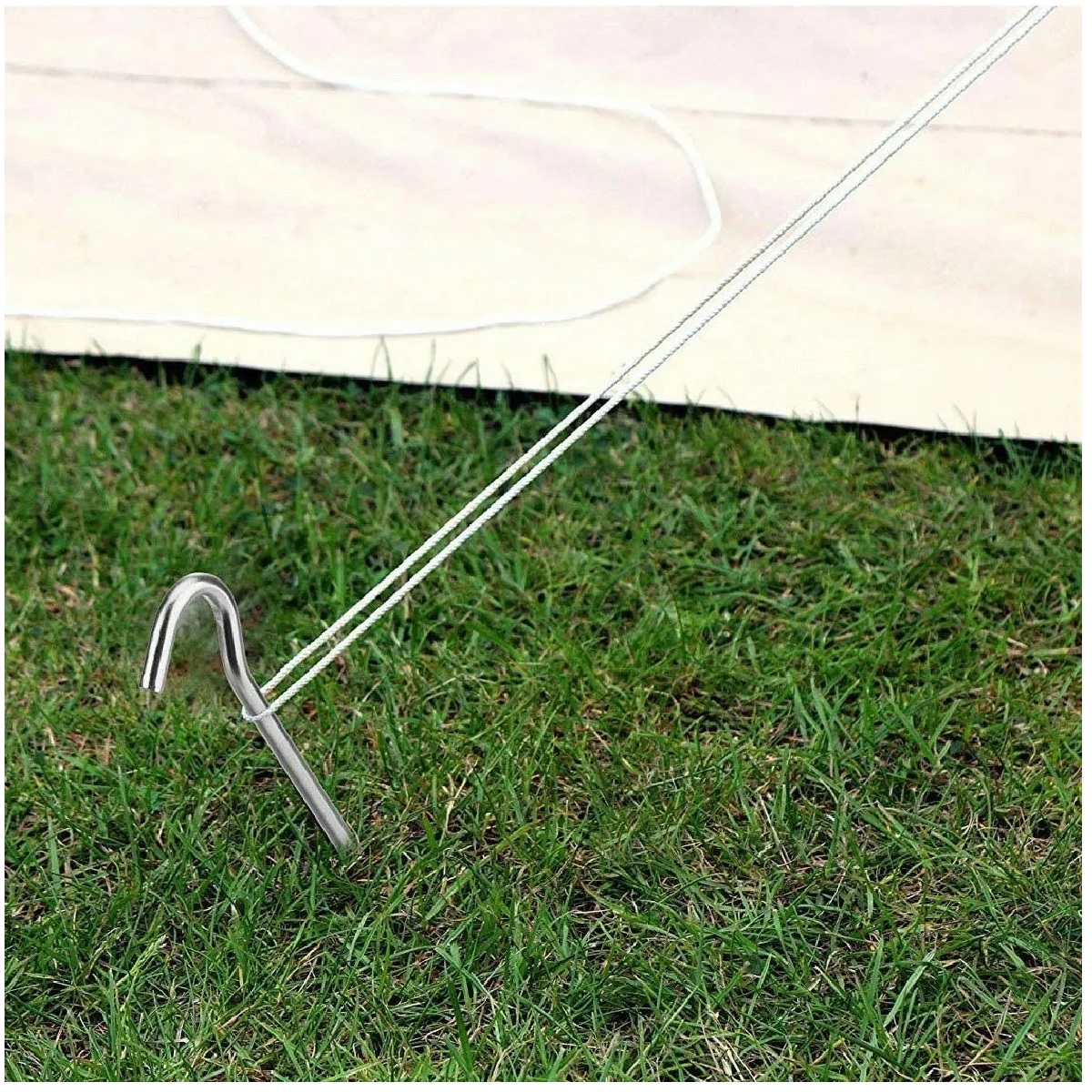 Set 12pcs Estacas Piquetas Para Tienda De Campaña Exterior Suelo