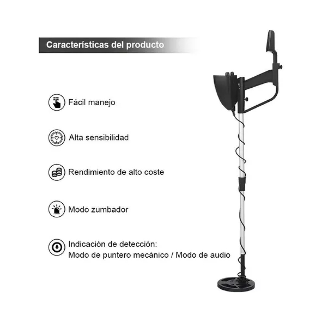 Detector Metales Subterraneos Alta Precisión Encuentra Oro