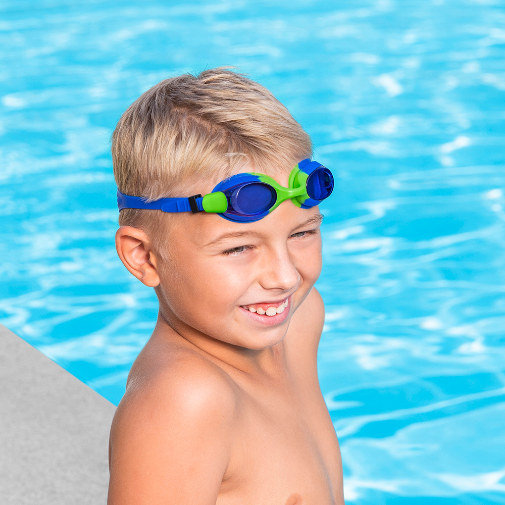 Goggles Infantiles De Colores 3 Piezas Natación 7 A 14 Años