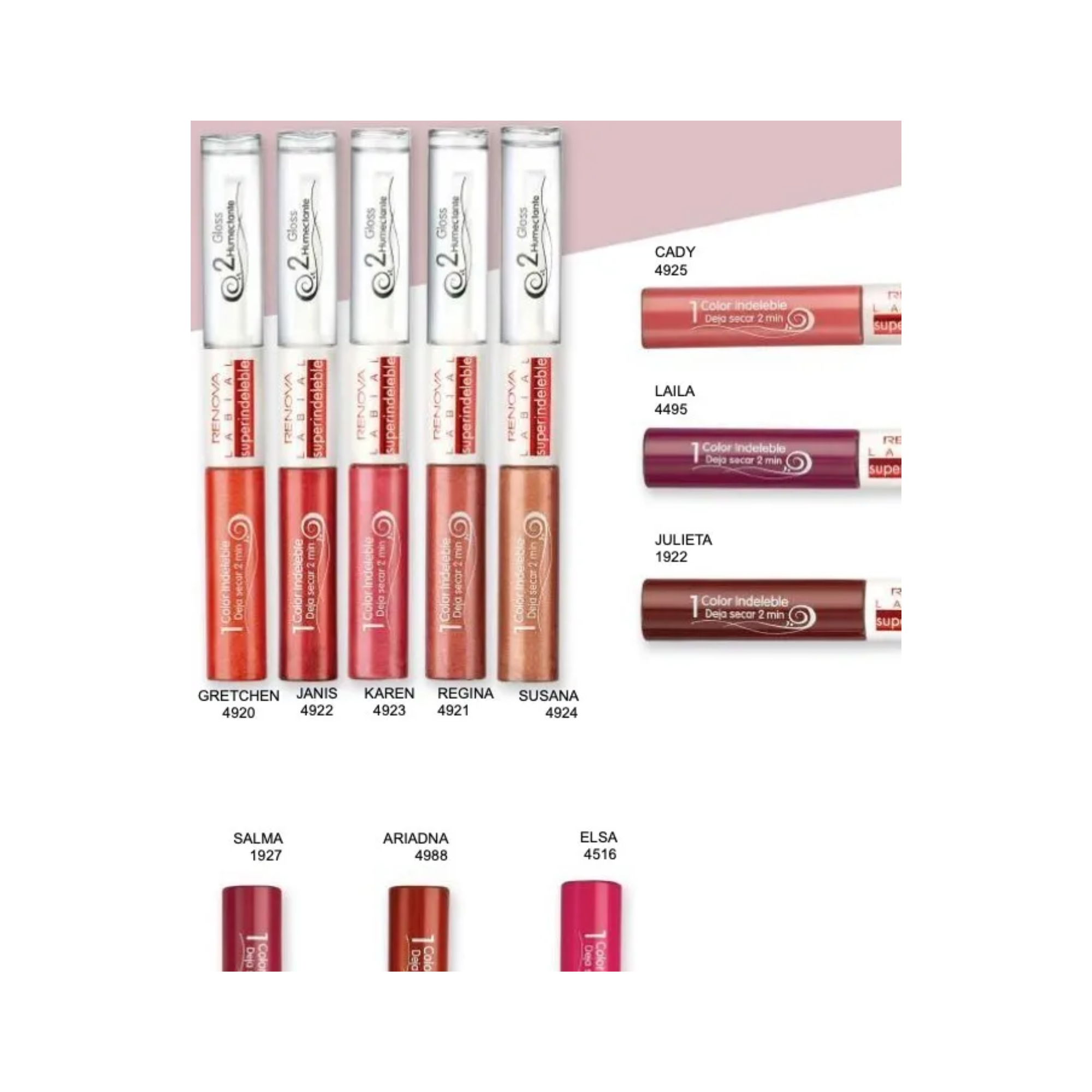      Labial Líquido Larga Duración Superindeleble Renova Original