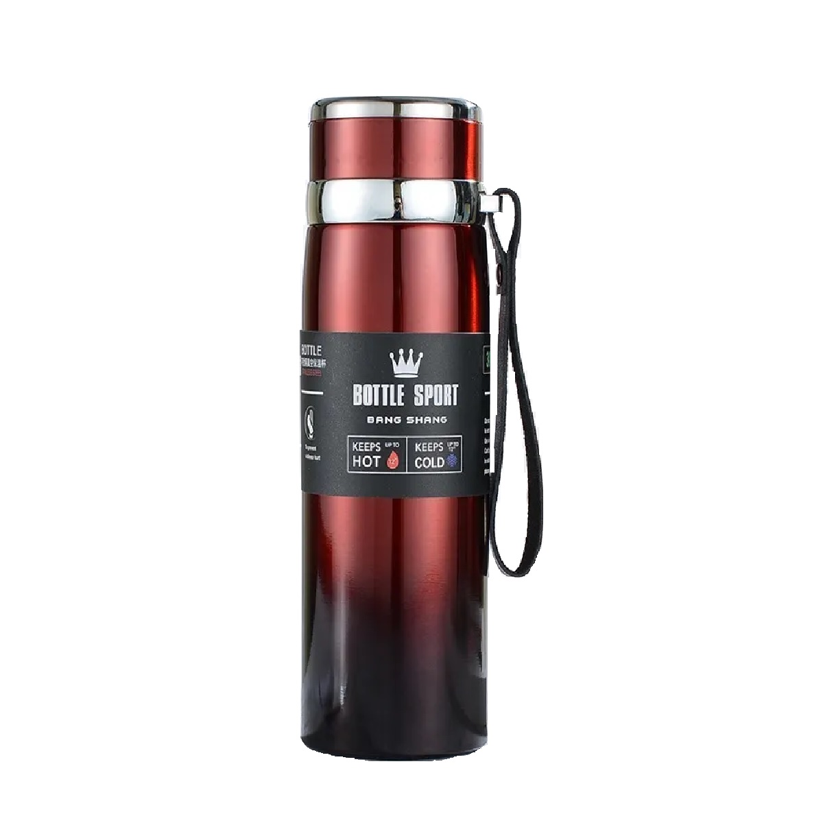 Botella Termo Inteligente De Gran Capacidad 1000ml Rojo