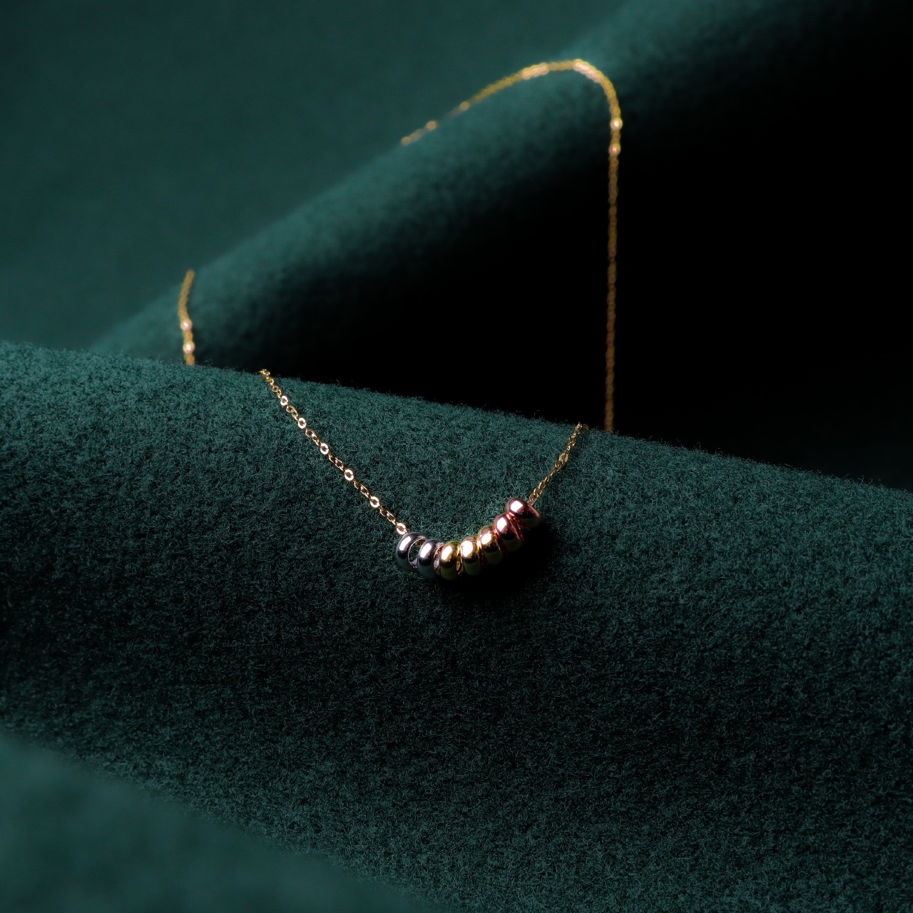 Dije Semanario Cadena Gargantilla Italiana Oro 10k 3 Oros.