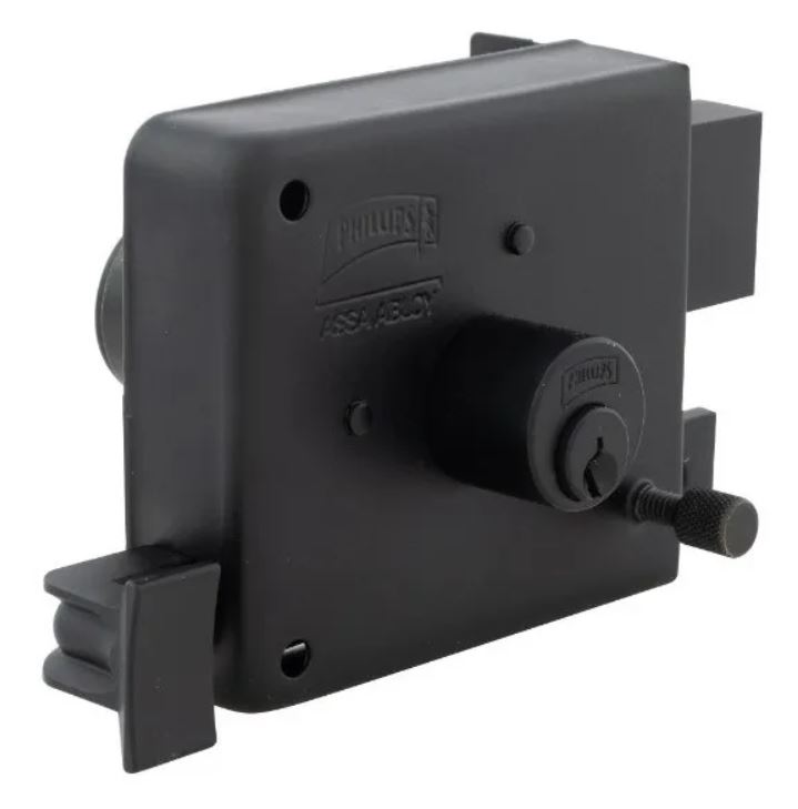 Cerradura Sobreponer Izquierda 715 If Phillips Negro.