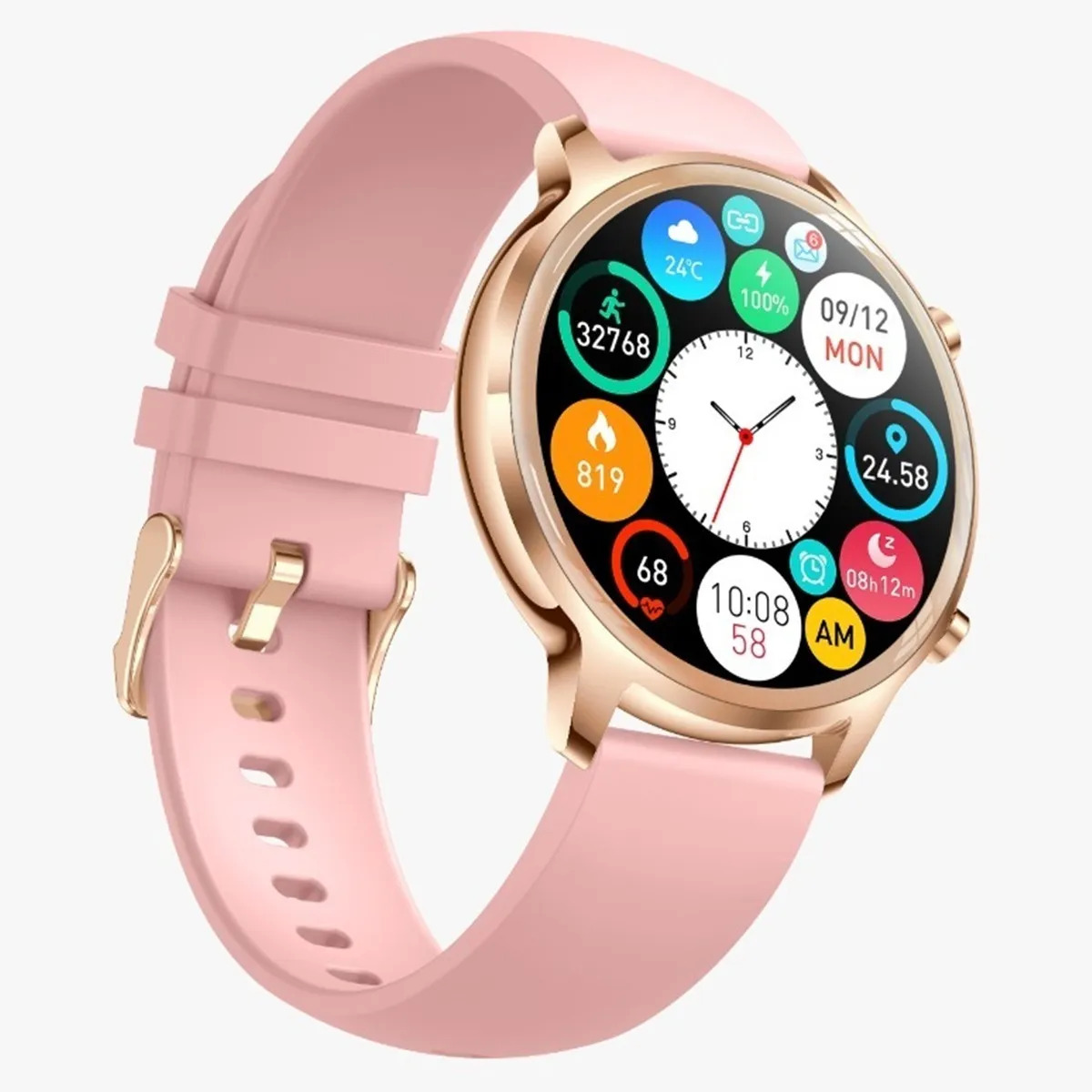 Reloj Inteligente Smart Watch T18 De Lujo Para Dama FRALUGIO.
