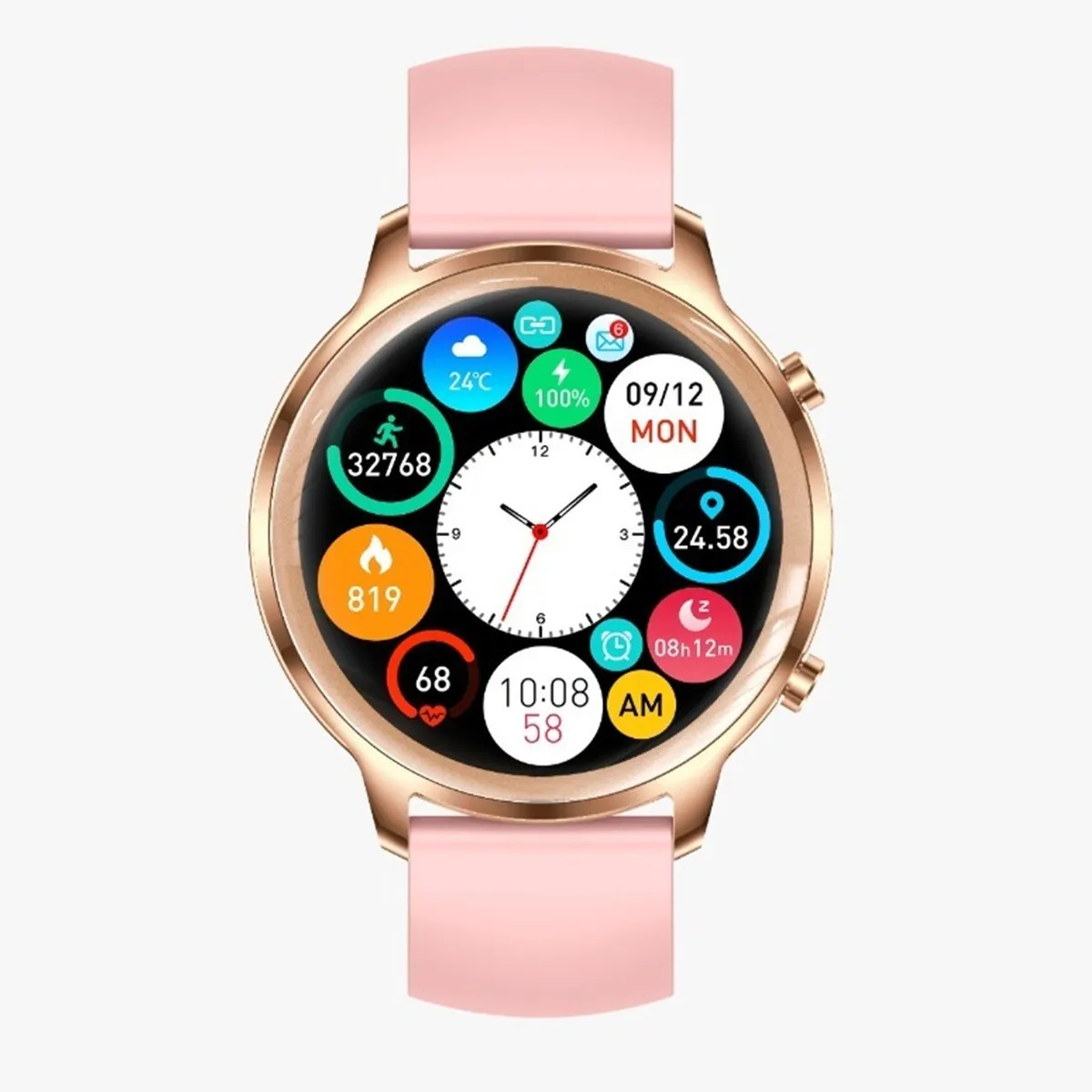Reloj Inteligente Smart Watch T18 De Lujo Para Dama FRALUGIO.