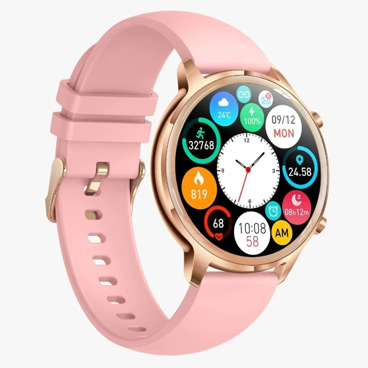 Reloj Inteligente Smart Watch T18 De Lujo Para Dama FRALUGIO.