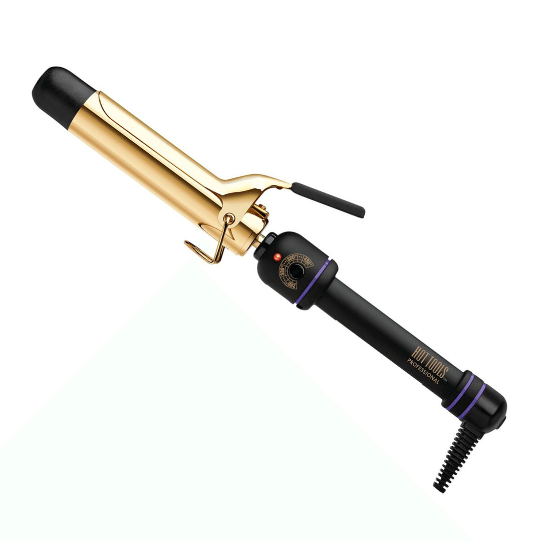 Tenaza Rizadora Hot Tools 1 Curling Iron 24k Gold