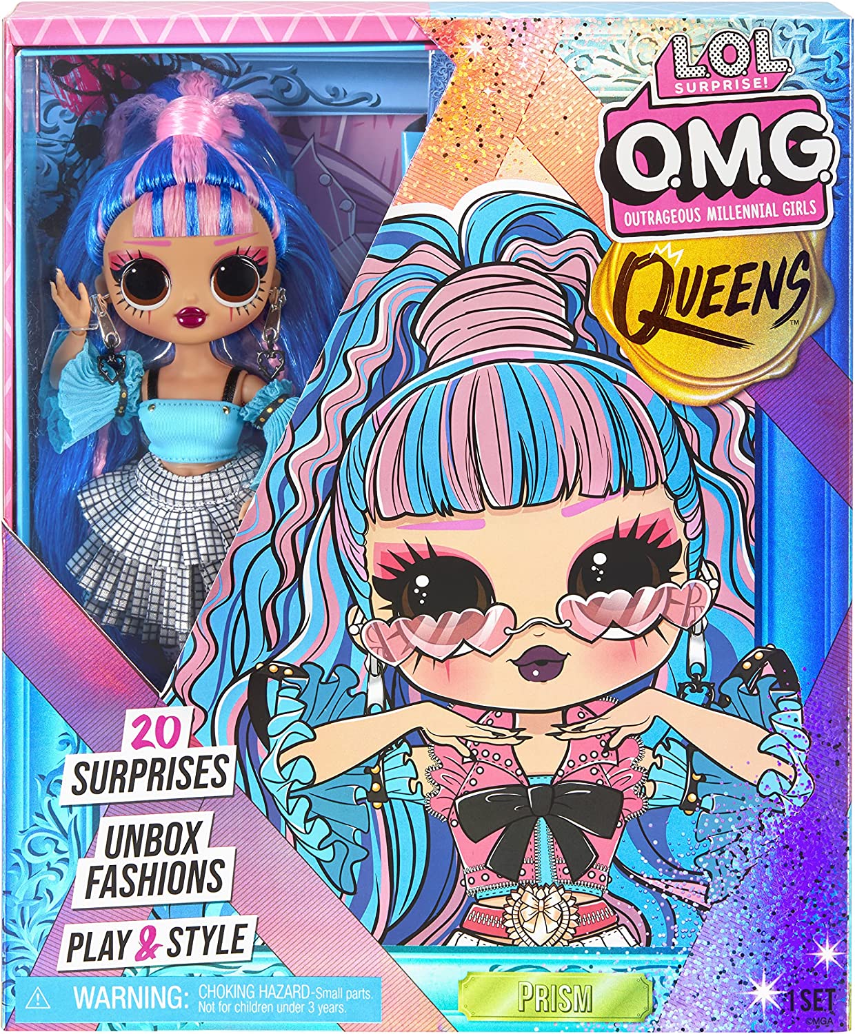Lol Surprise Muñeca Omg Queens Prism 20 Sorpresas
