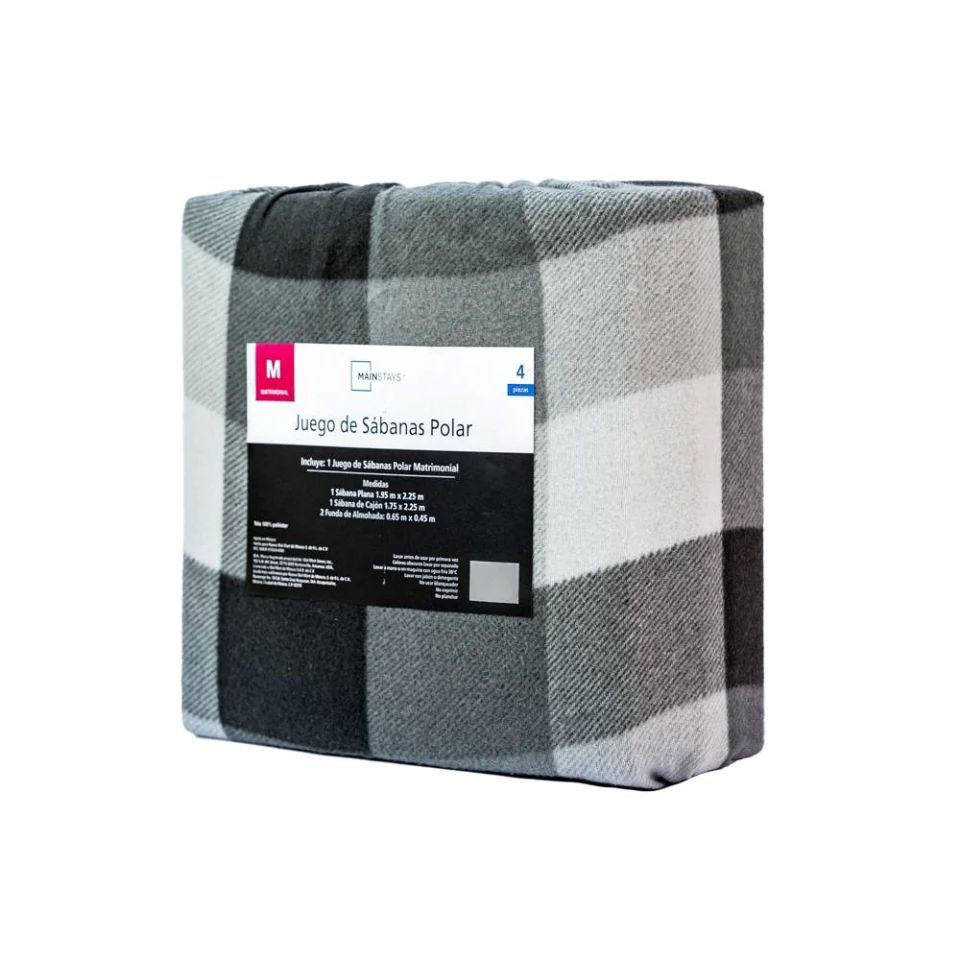 Sabanas Matrimonial Polar Gris