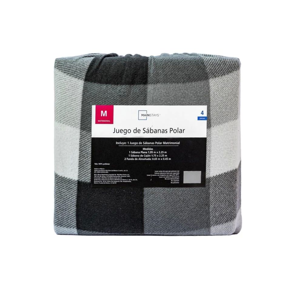 Sabanas Matrimonial Polar Gris