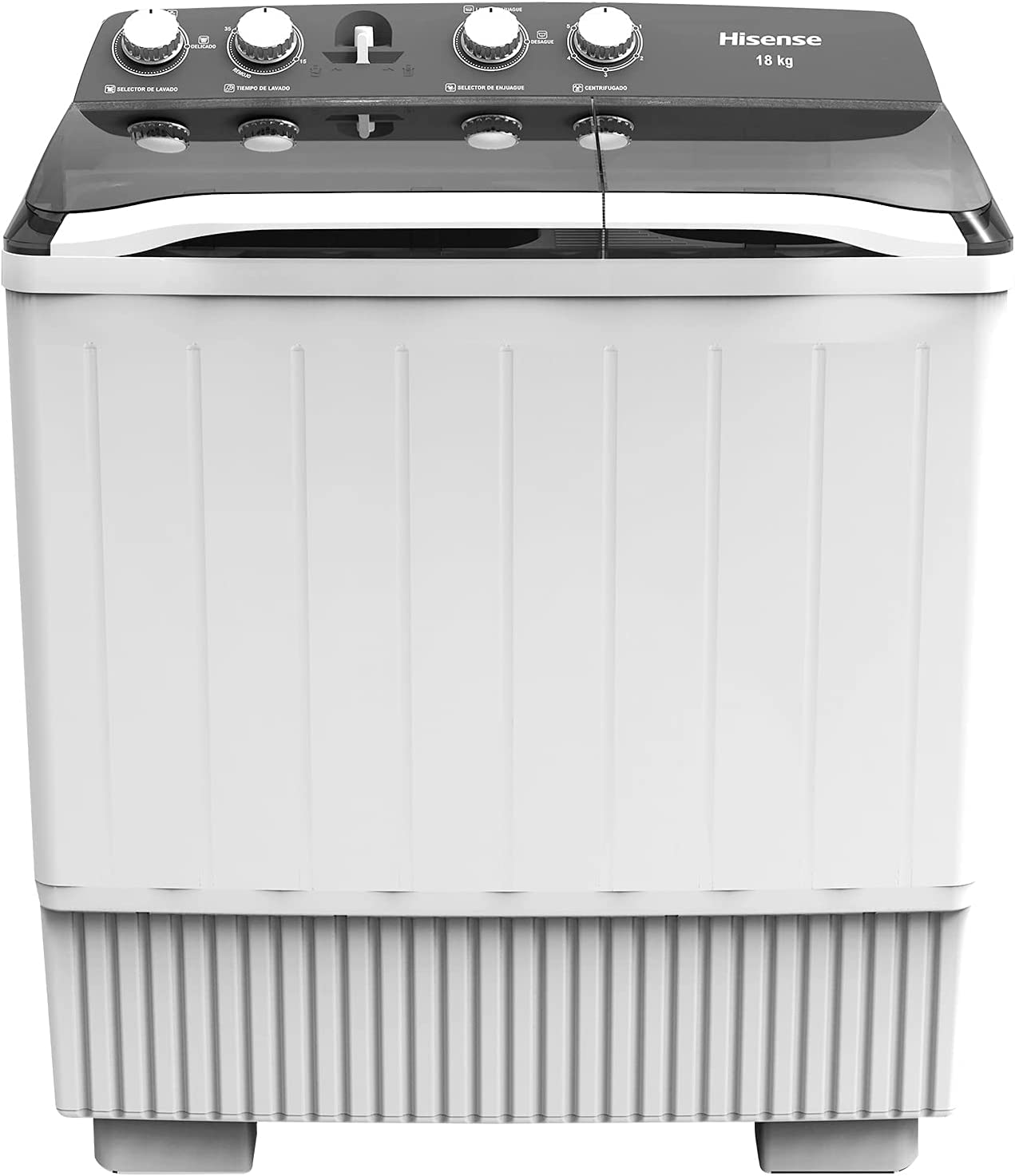 Lavadora Hisense dos tinas 18 kg Blanca  WSA1803P 