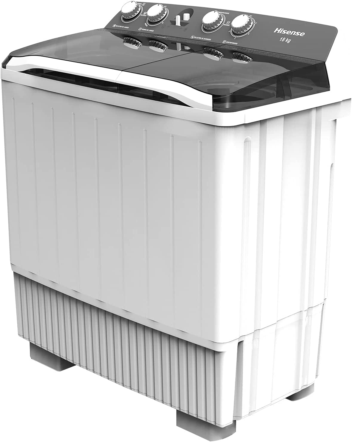 Lavadora Hisense dos tinas 18 kg Blanca  WSA1803P 