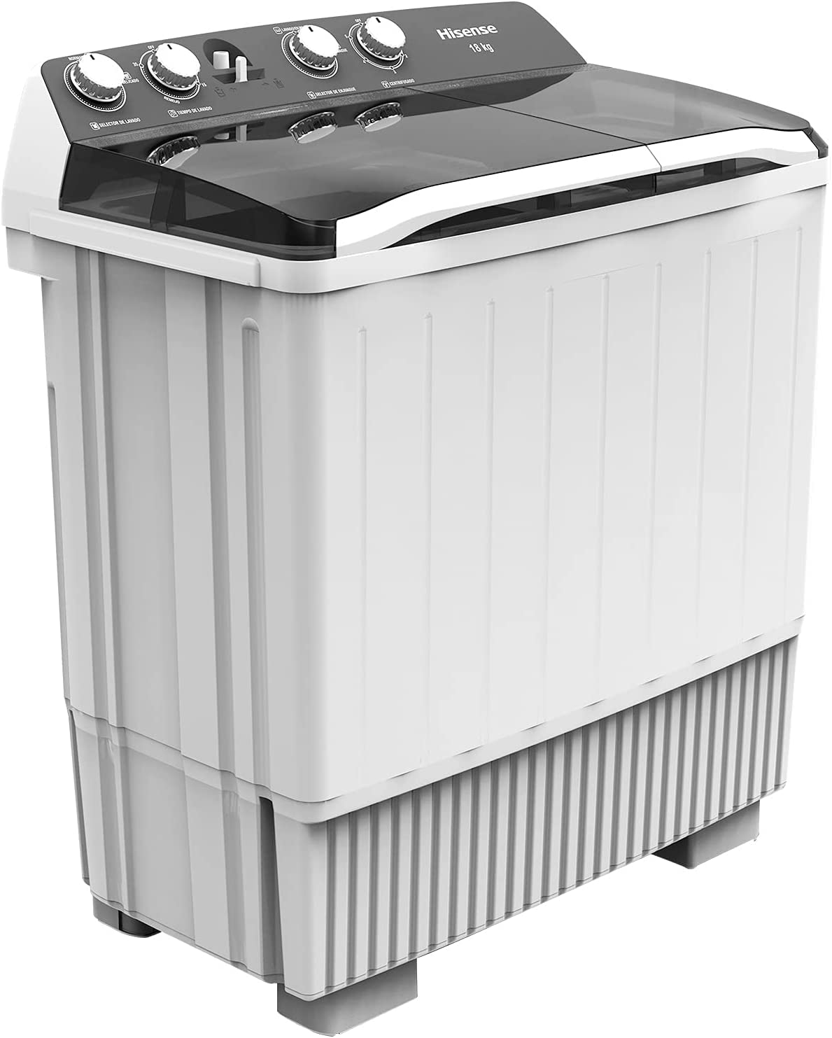 Lavadora Hisense dos tinas 18 kg Blanca  WSA1803P 