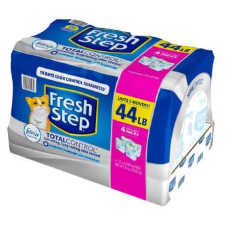 Arena para Gatos Fresh Step 980024640 4 Piezas de 4.98 Kg- Azul