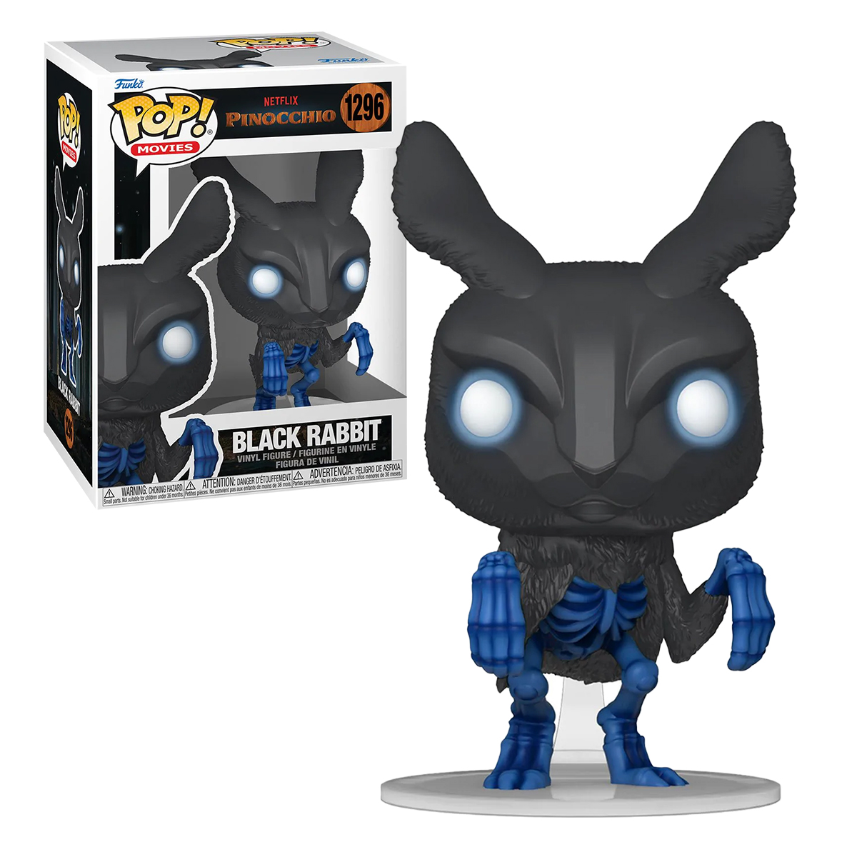 Funko Pop Conejo Negro #1296 Pinocho Netflix Original