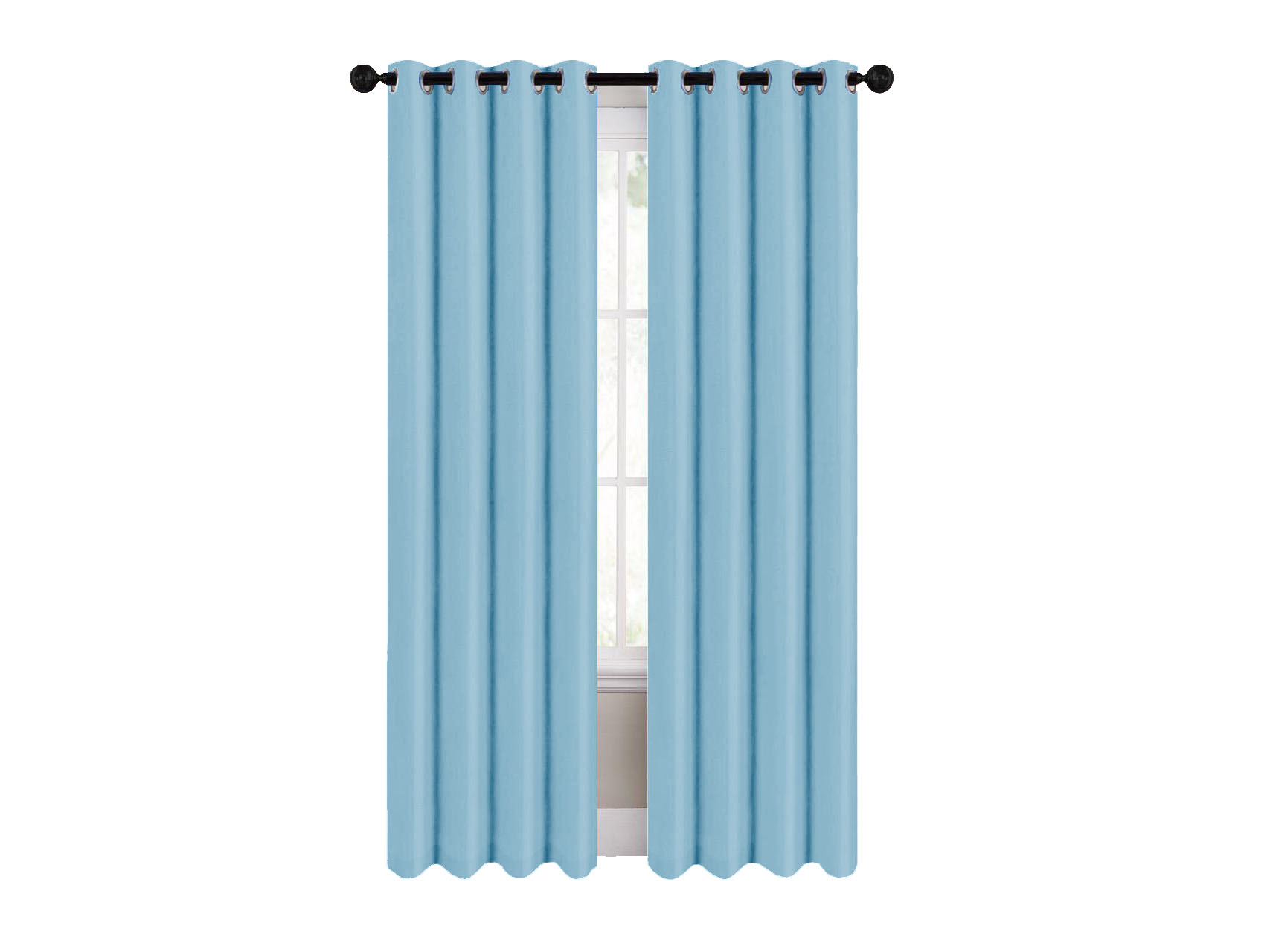 Cortina Blackout 264cm ancho x 213cm largo en 2 paneles