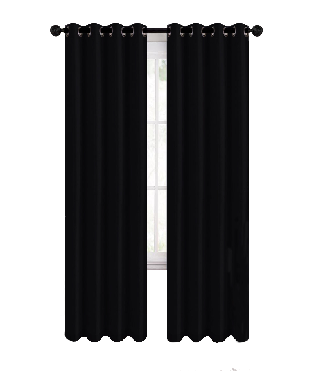 Cortina Blackout 264cm ancho x 213cm largo en 2 paneles