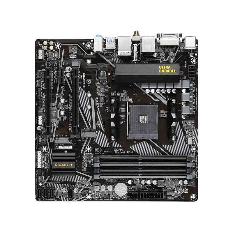 Tarjeta Madre Gigabyte B550M DS3H AC AM4 DDR 128GB M-ATX B550M DS3H AC.